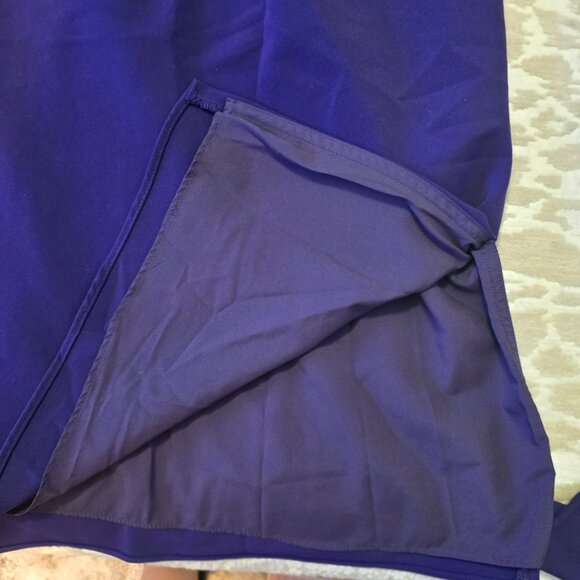 Sachin & Babi Size 12 Purple Miranda One-Shoulder Evening Holiday Party Dress - Picture 13 of 16